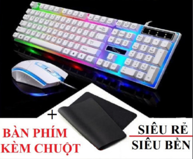 Bộ phím chuột có led G21 cực chất tặng lót chuột