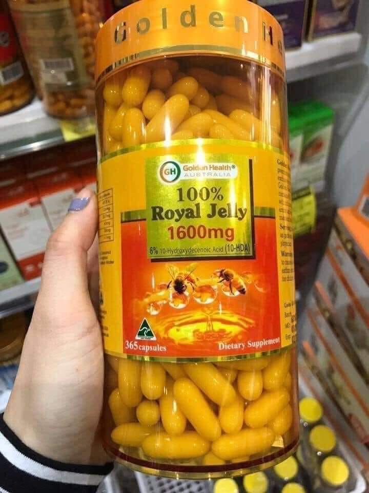Sữa Ong Chúa Golden Health 1600mg Úc 365 viên