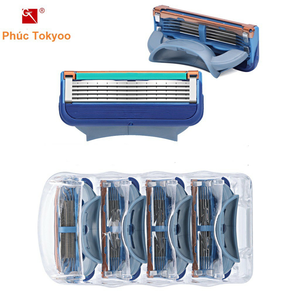 Dao cạo râu 5 lưỡi Fuli 5 loại tốt ( Bộ 8 không cán)