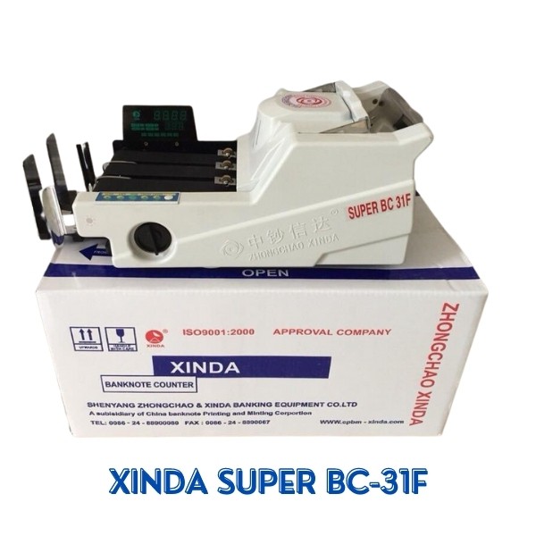 Máy đếm tiền xinda bc 31f ngân hàng hay sử dụng,siêu bền, chức năng kiểm giả polymer chính xác cao