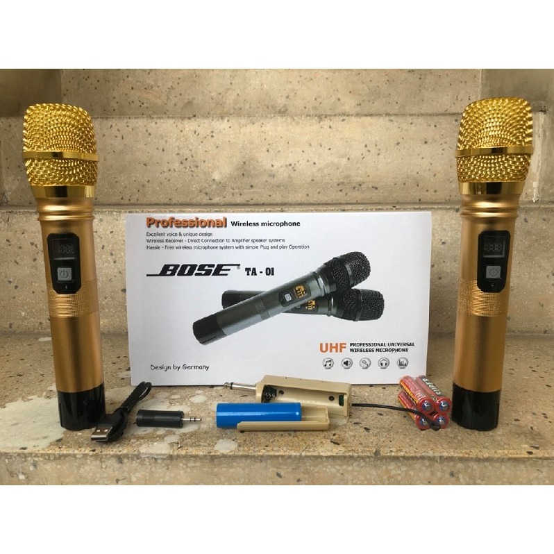 [HCM]Microphone Đa Năng Bose TA-01 Đa Năng Với Độ Nhạy Cao Âm Thanh Tốt Hút Âm Nhạy Lọc Âm Tốt Thiết Kế Sang Trọng  Tinh Tế Bảo Hành 6 Tháng.