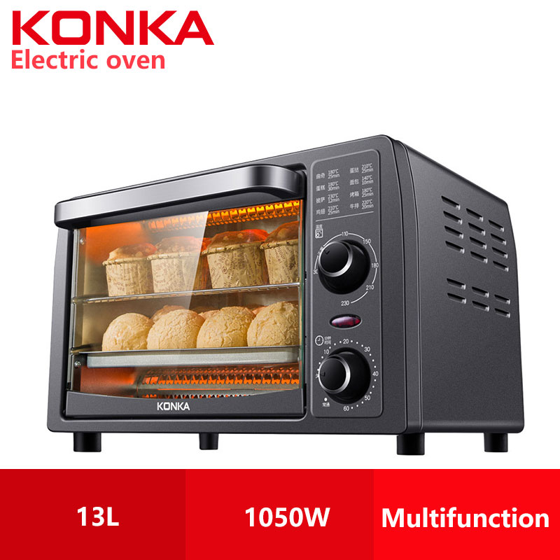 Máy nướng trái cây sấy khô đa năng nhỏ đa năng Konka / KONKA 13L Lò nướng bánh mì điện KJD004