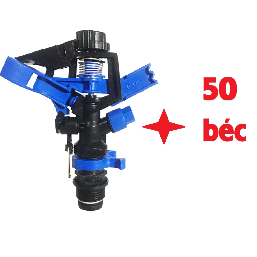 50 béc phun cánh đập tưới cây có chỉnh góc tưới ren ngoài 27 mm chuyên tưới cây ăn trái, cây lâu năm, cỏ trồng,..