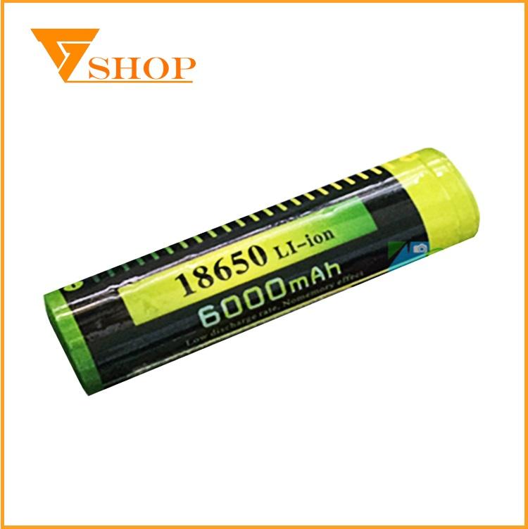 1 viên pin sạc 18650 akasha 4.2v 6000mah chính hãng