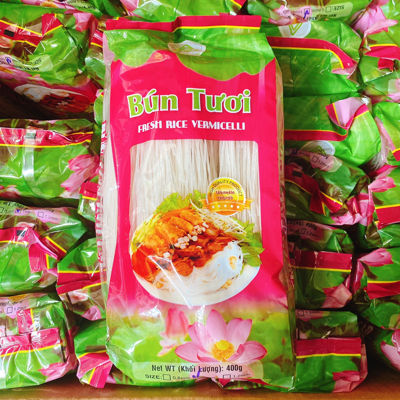 Bún tươi Duy Anh-Bún tươi dạng khô xuất khẩu-Bún tươi sợi nhỏ