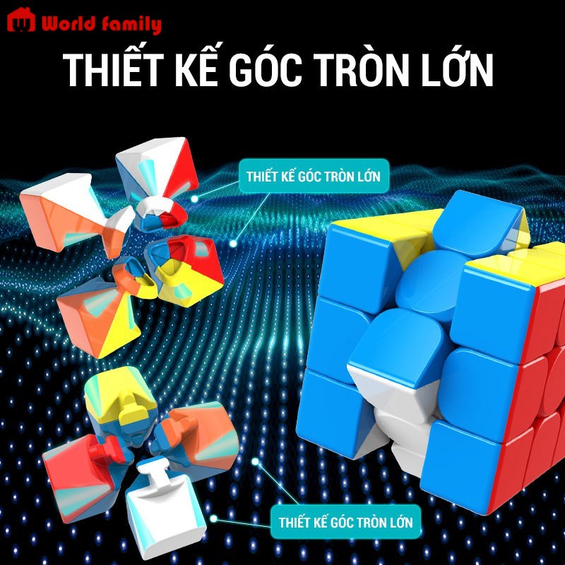 Đồ chơi rubik khối rubik meilong đồ chơi giáo dục 2x2x2, 3x3x3, 4x4x4, 5x5x5