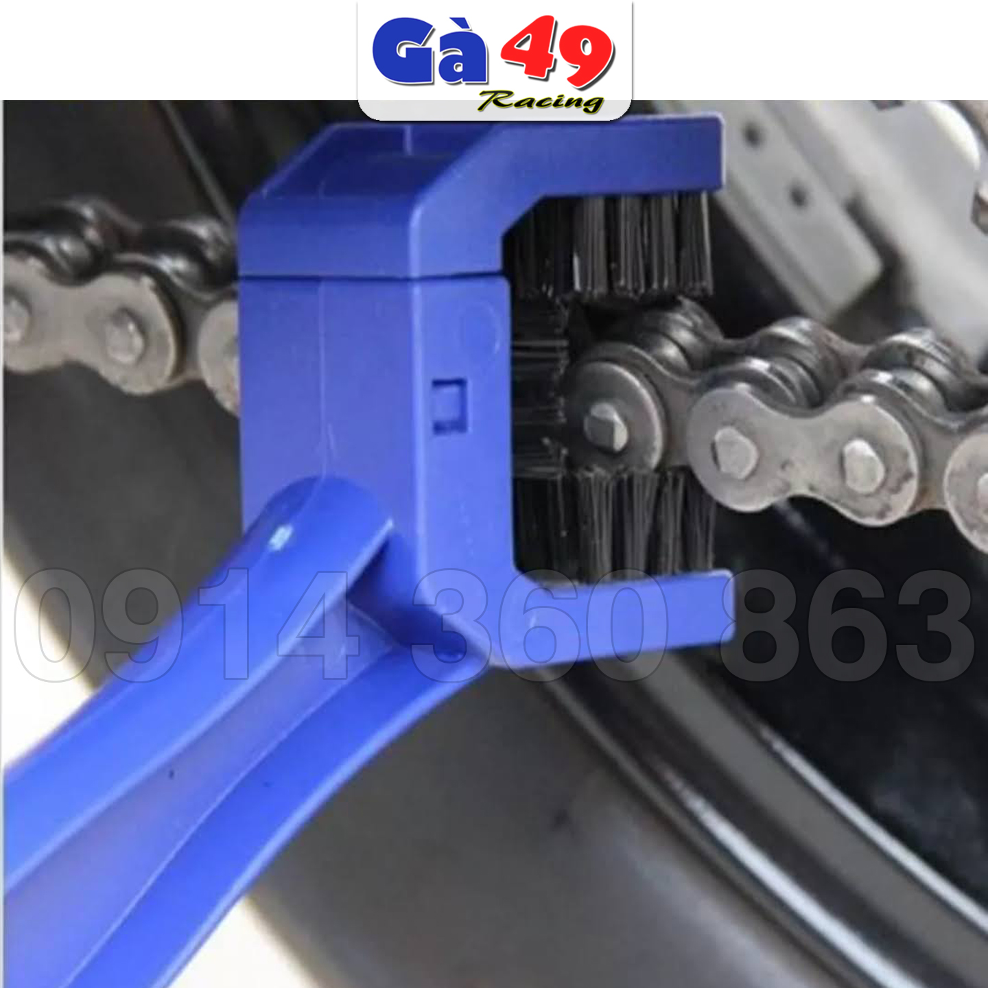 Bàn chải chà sên vệ sinh nhông dĩa 3D.00