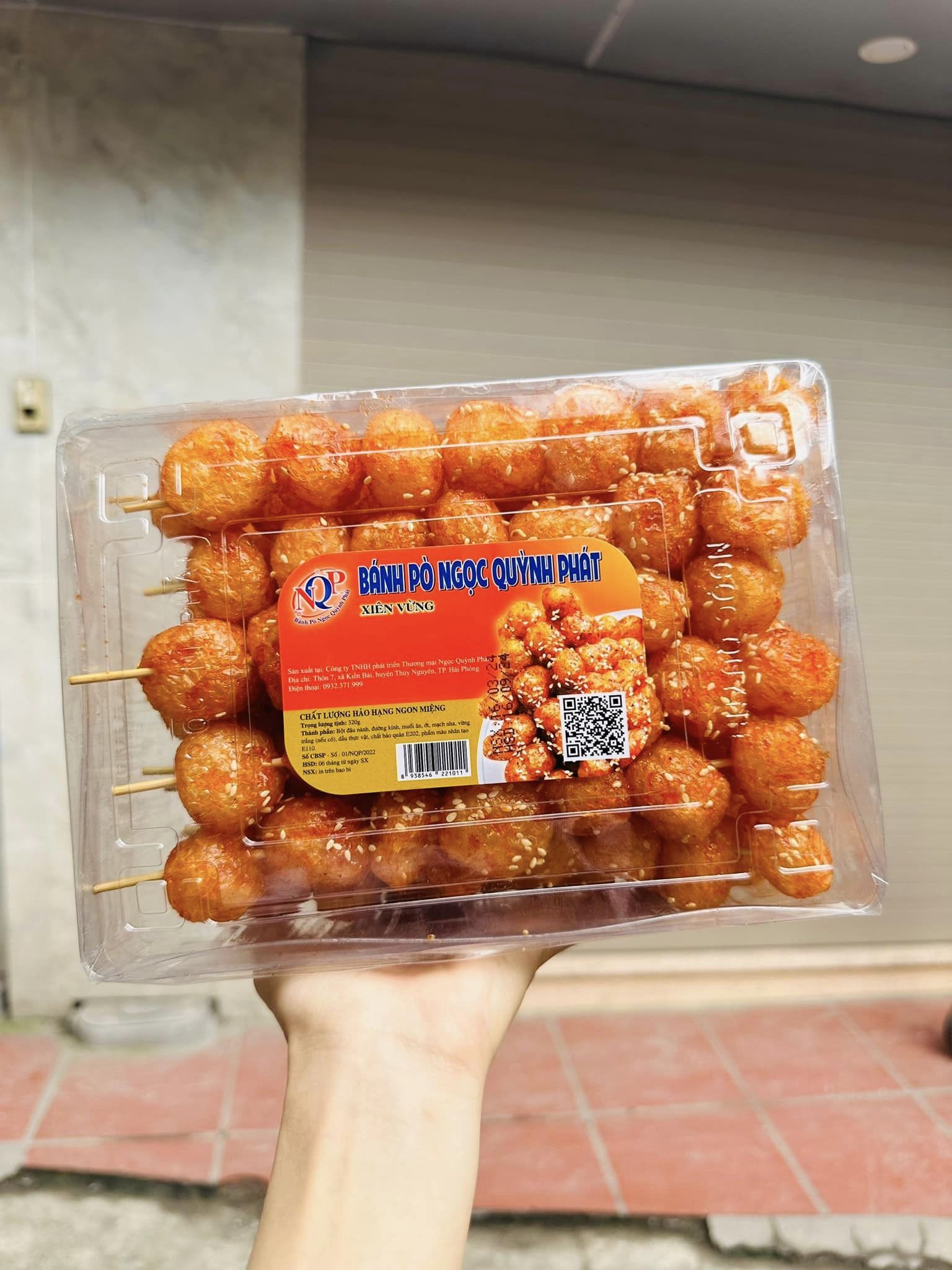Bánh pò xiên vừng, pò quẩy và pò miếng Ngọc Quỳnh Phát