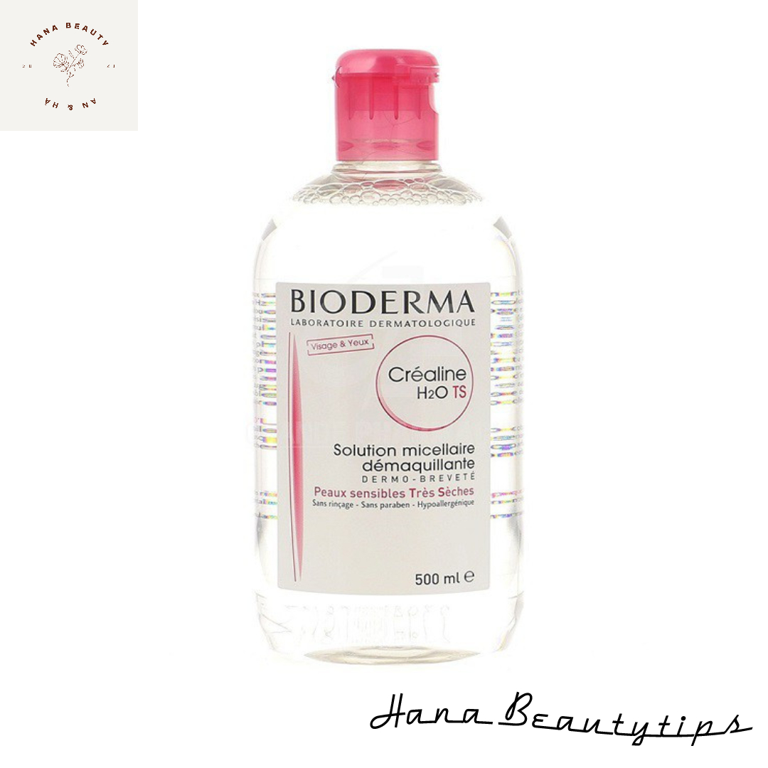 Nước tẩy trang dành cho da nhạy cảm Bioderma crealine H2O solution micellaire 500ml - sensibio 850ml