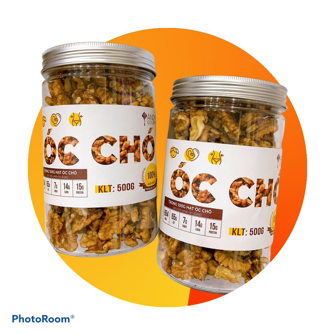 [HCM]1Kg ?Nhân Óc Chó - combo 2 ?hộp 500gr - Hạt Óc Chó Chandler 100% Nhập khẩu từ ?Úc/Chile - Đồ ăn vặt mẹ bầu dành cho giảm cân - Cực kì tốt cho tim mạch - Andys Gourmet