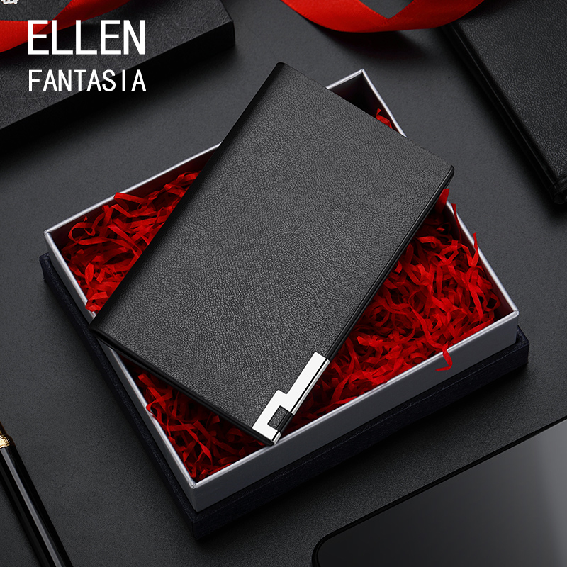 ELLEN Fantasia cao cấp ví nam ví ngang ví đứng ví đứng da bò cao cấp chính hãng Siêu mỏng