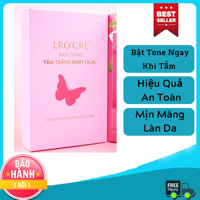 Tắm trắng toàn thân baby lilac An toàn hiệu quả