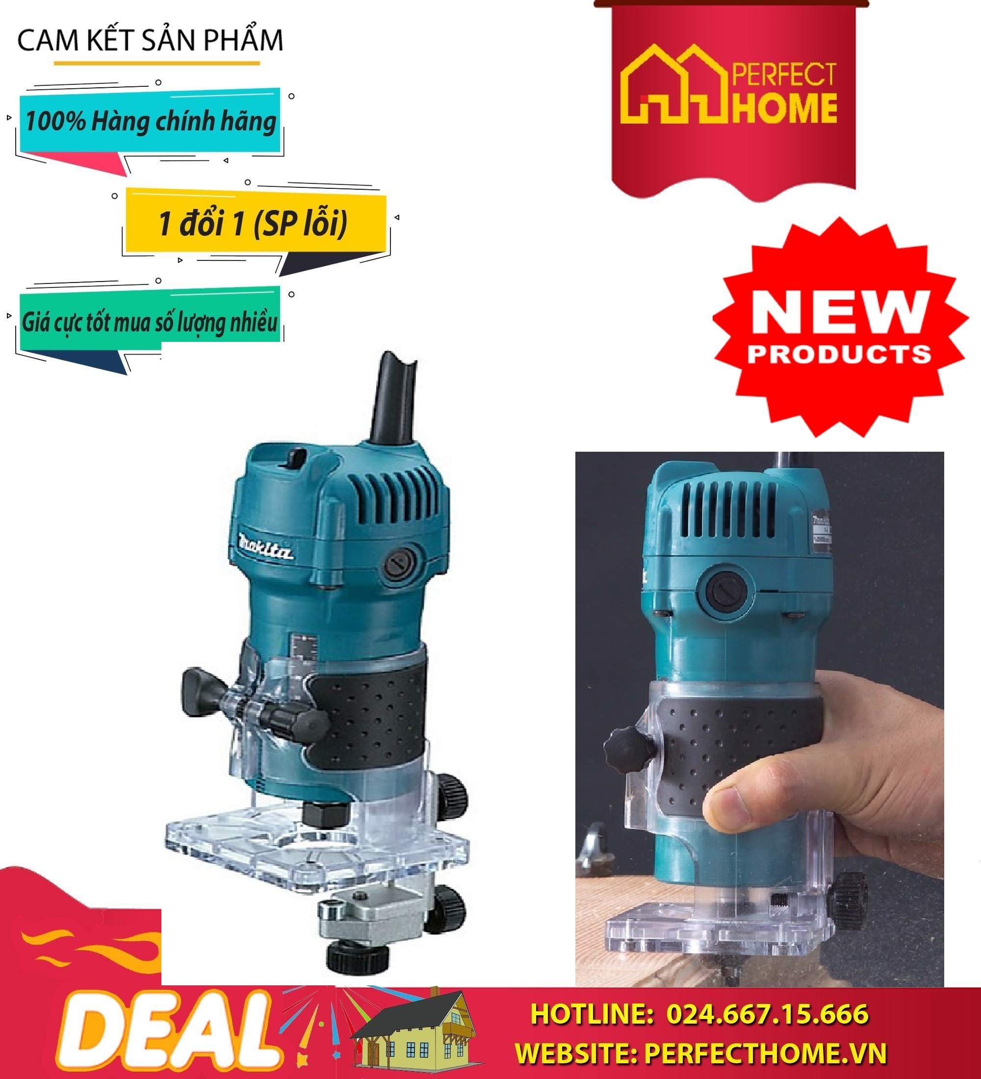 Máy soi makita -3709 -6mm-530w