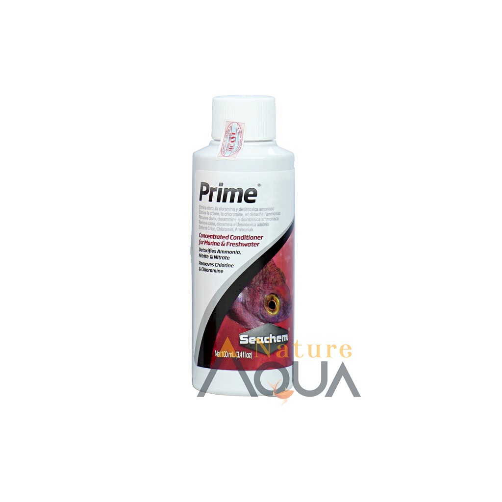 SEACHEM PRIME chai 100ml - DUNG DỊCH KHỬ CLO BẢO VỆ CÁ