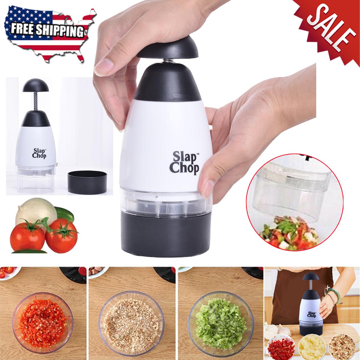 Máy băm hành tỏi ớt Máy xay tỏi ớt SLAPCHOP Dập Tay Máy Hủy Hành Tỏi Gừng Xay Thịt Đa Năng Nhà Bếp, Vật Dụng Gia Đình Mới Lạ Rau Củ Quả Dụng Cụ Nấu Ăn