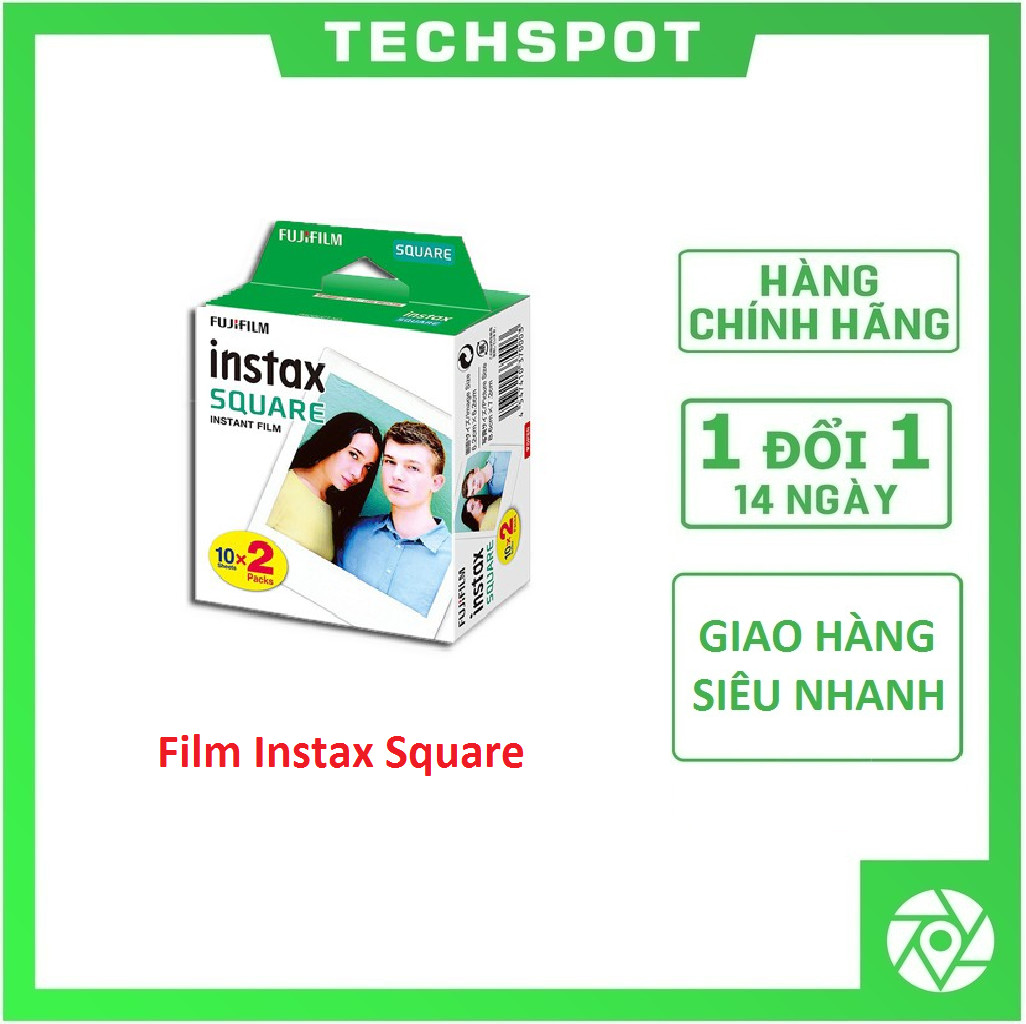 Film instax square hộp 20 tấm | hàng chính hãng