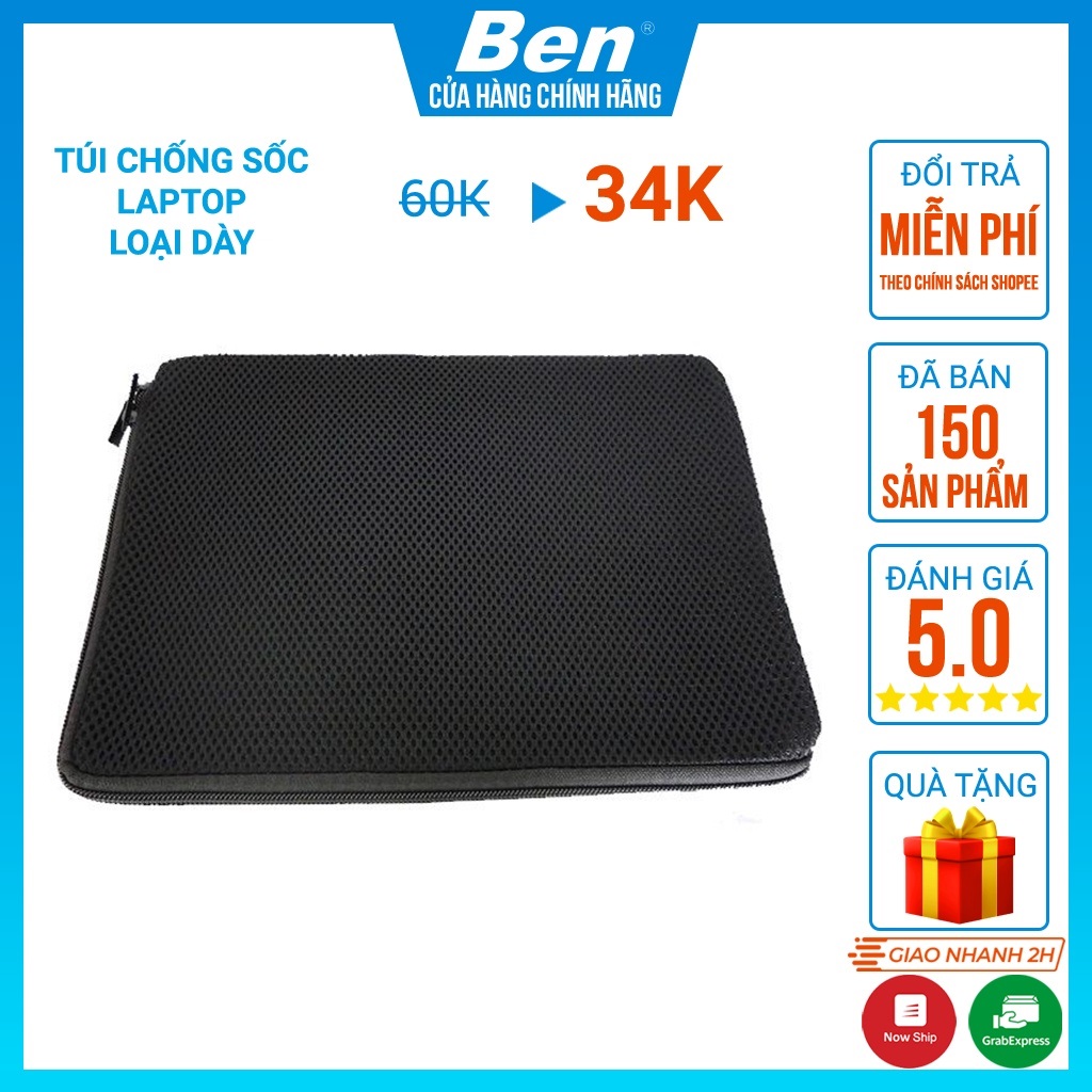 Túi Chống Sốc Laptop LOẠI DÀY từ 13inch 14 inch 15.6 inch - Túi Chống Sốc Cho Laptop