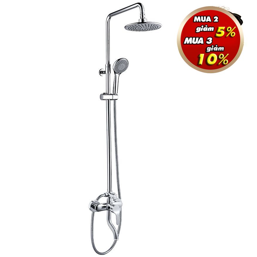 Bộ sen cây tắm đứng nóng lạnh Eurolife EL-S901 3 chức năng tắm gội áp lực nước tốt dòng chảy mạnh mẽ
