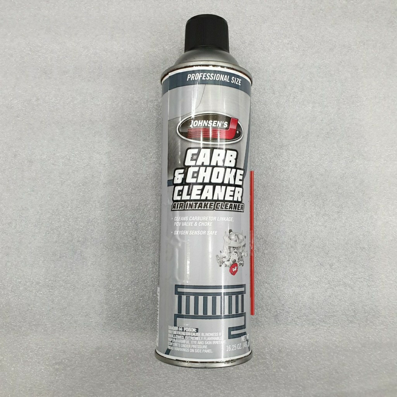 Chai súc rửa, vệ sinh bình xăng con Johnsen’s Carb Cleaner 461gr