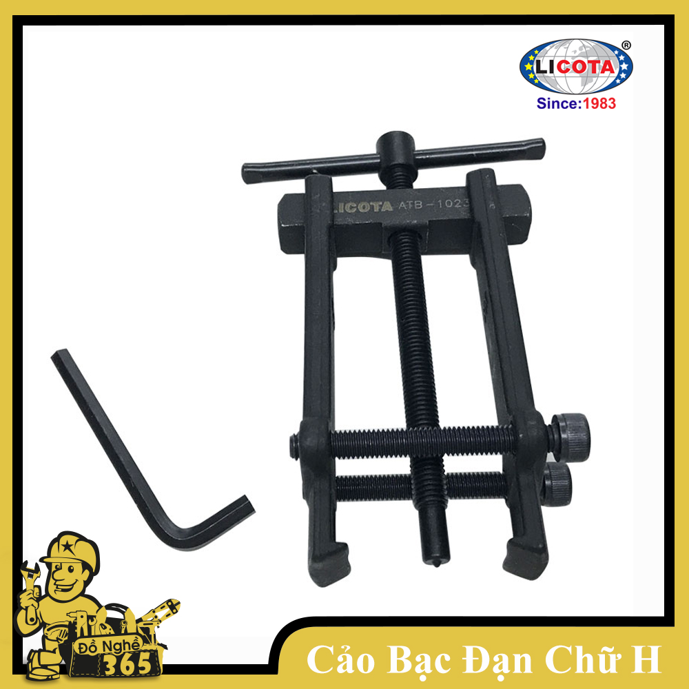CẢO BẠC ĐẠN CHỮ H LICOTA , DỤNG CỤ THÁO BẠC ĐẠN, THÁO BẠC ĐẠN ĐƯỜNG KÍNH 24MM ĐẾN 55MM
