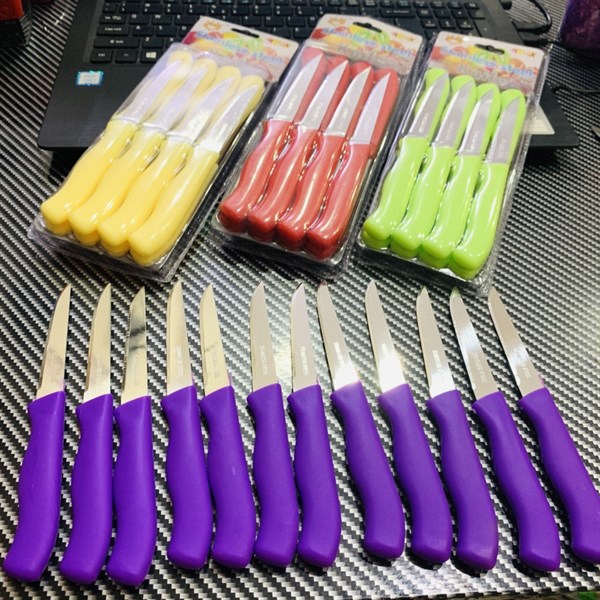 [HCM]Bộ 12 dao Thái Lan cắt gọt trái cây rau củ cực bén - Bộ dao nhà bếp chuyên dụng nhỏ gọn sắc bén