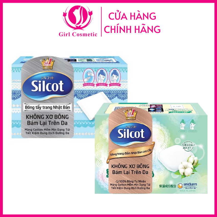 Bông tẩy trang Silcot Nhật Bản