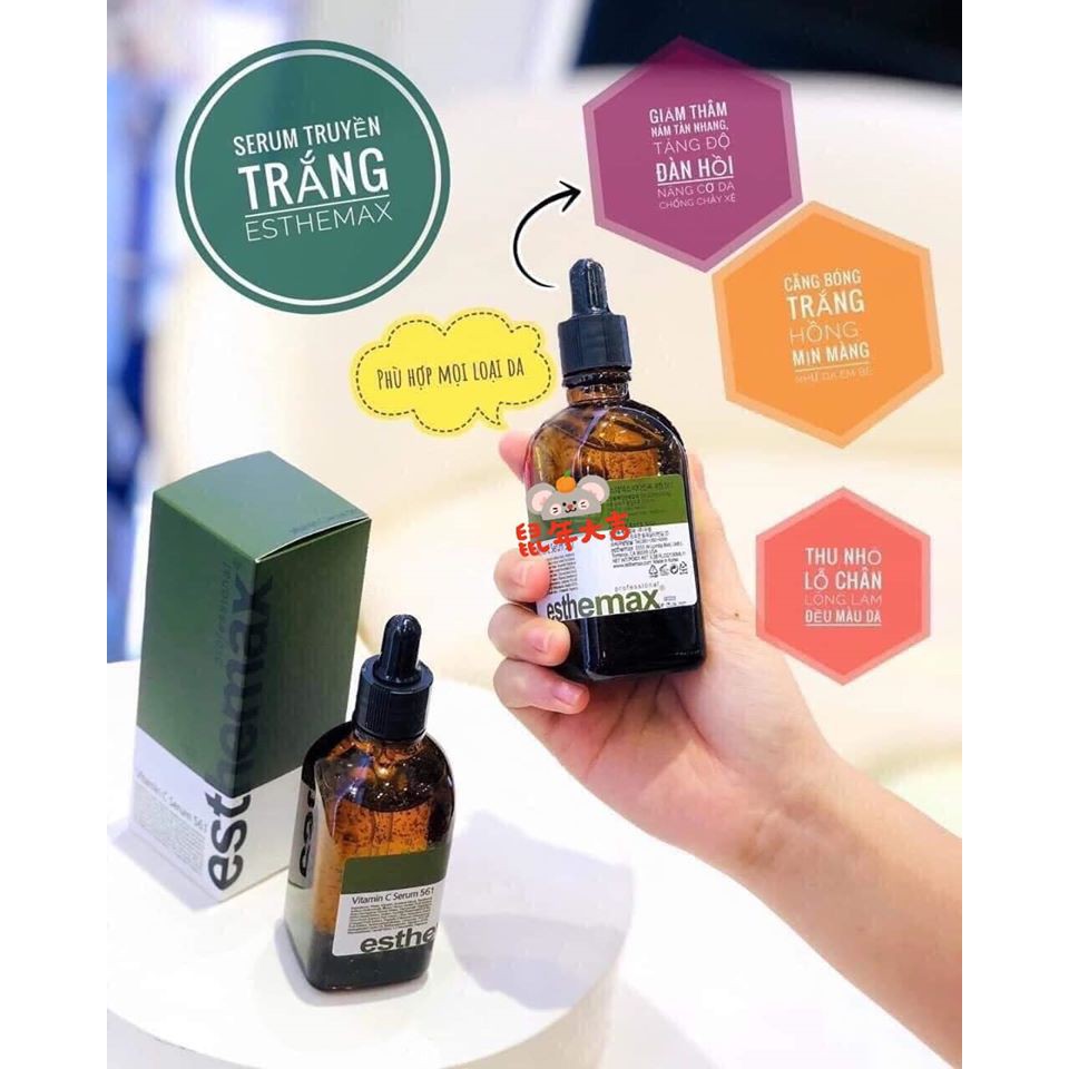 Serum trắng sáng da, chống lão hóa Vitamin C Serum 561 Esthemax sản phẩm đa dạng về mẫu mã kích cỡ chất lượng tốt đảm bảo an toàn sức khỏe người dùng