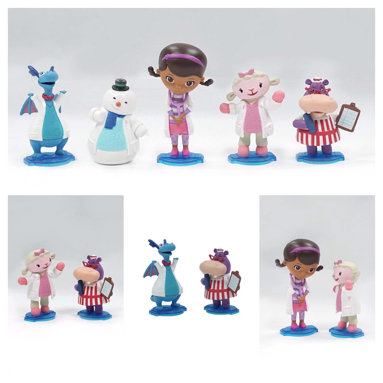 Set 05 mô hình nhân vật trong hoạt hình doc mcstuffins - cao 5.5-8.5