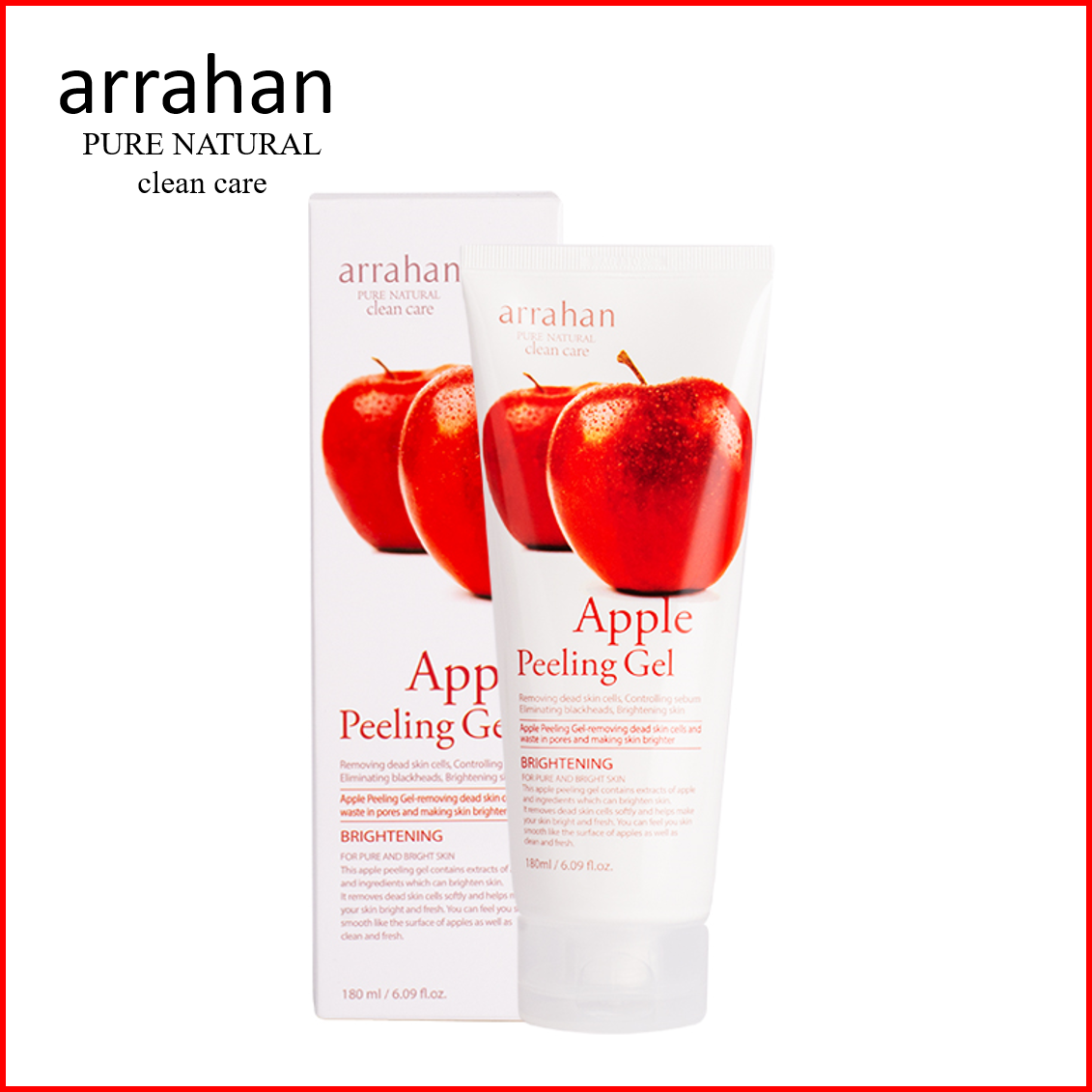 Tẩy tế bào chết trắng da ARRAHAN Apple Brightening Peeling Gel 180ml