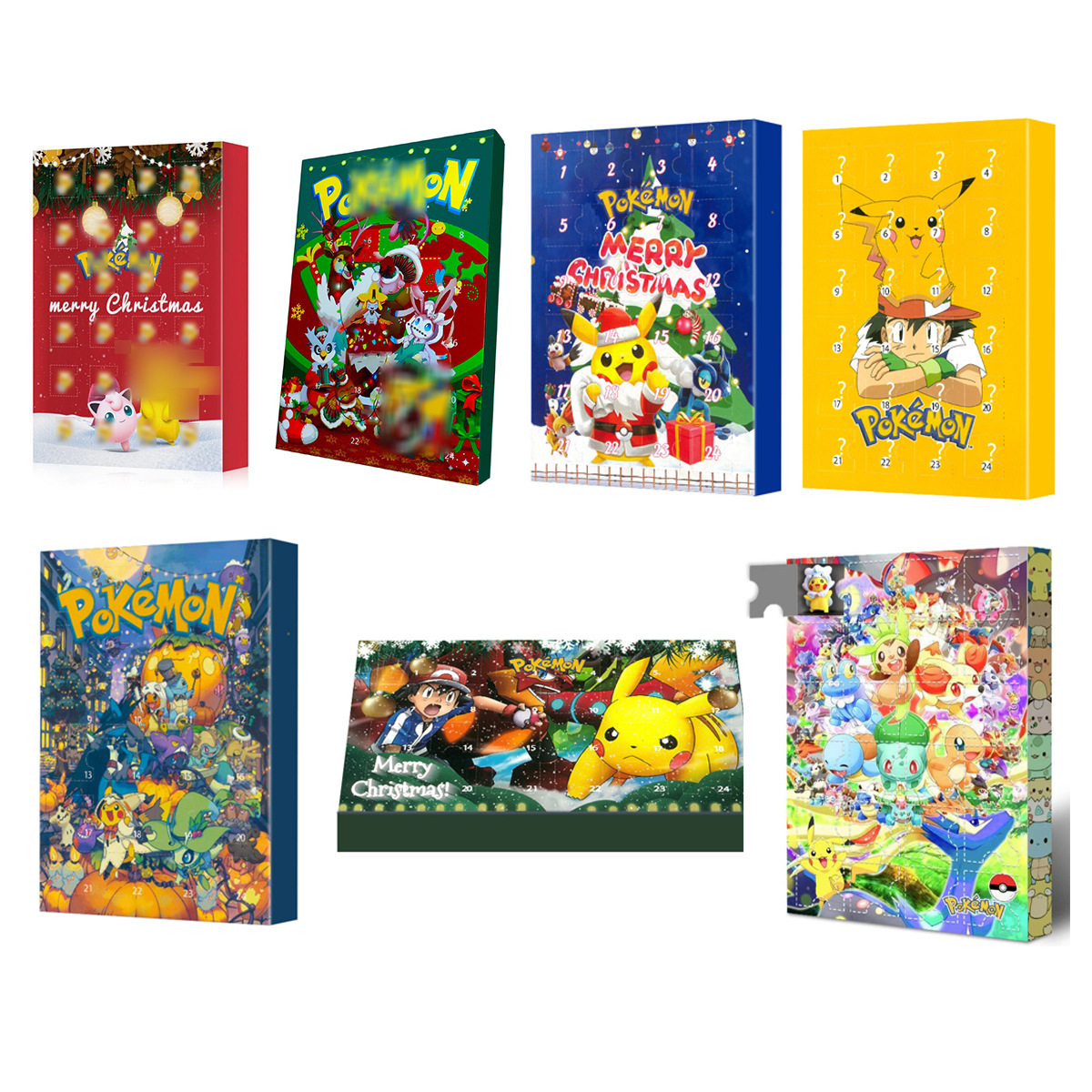 Hộp quà Pokemon Christmas Advent Calendar 24pcs-Mẫu mới
