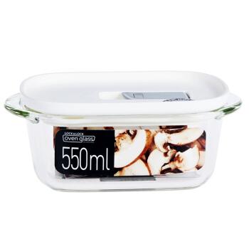 Thố Lock and Lock 550ml thủy tinh hình chữ nhật.