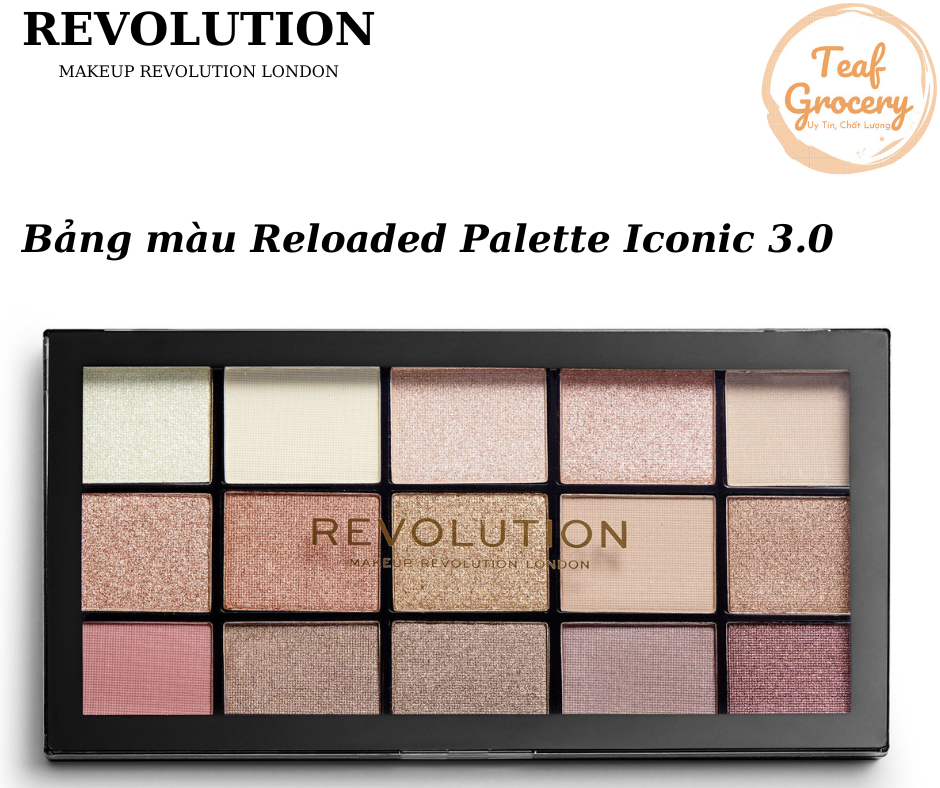 Bảng phấn mắt trang điểm - Makeup Revolution Reloaded Iconic 3.0 Palette