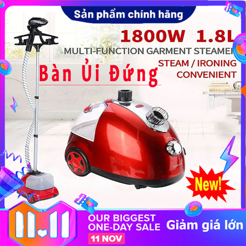 Bàn là hơi nước dạng cây đứng công suất lớn, bàn ủi hơi nước dạng cây đứng là phẳng quần áo chỉ trong vòng 30s