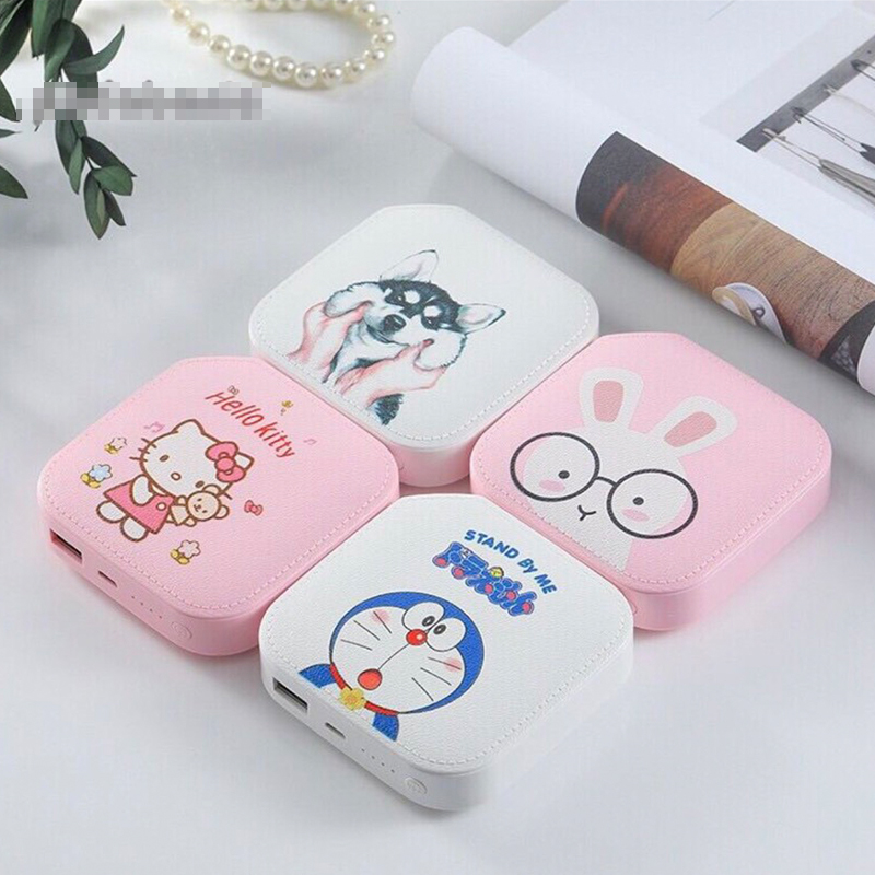 [ XẢSạc Dự Phòng Cute - Doremon - Hello Kitty