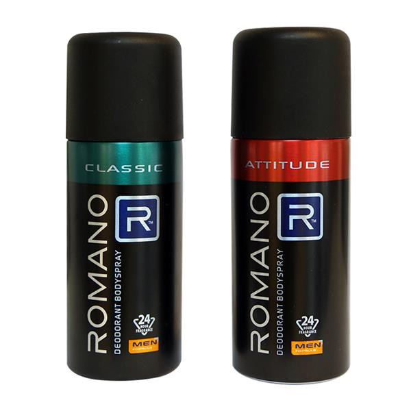 Xịt khử mùi toàn thân Romano, sản phẩm chất lượng, đảm bảo an toàn sức khỏe người dùng, cam kết cung cấp mặt hàng đang được săn đón trên thị trường