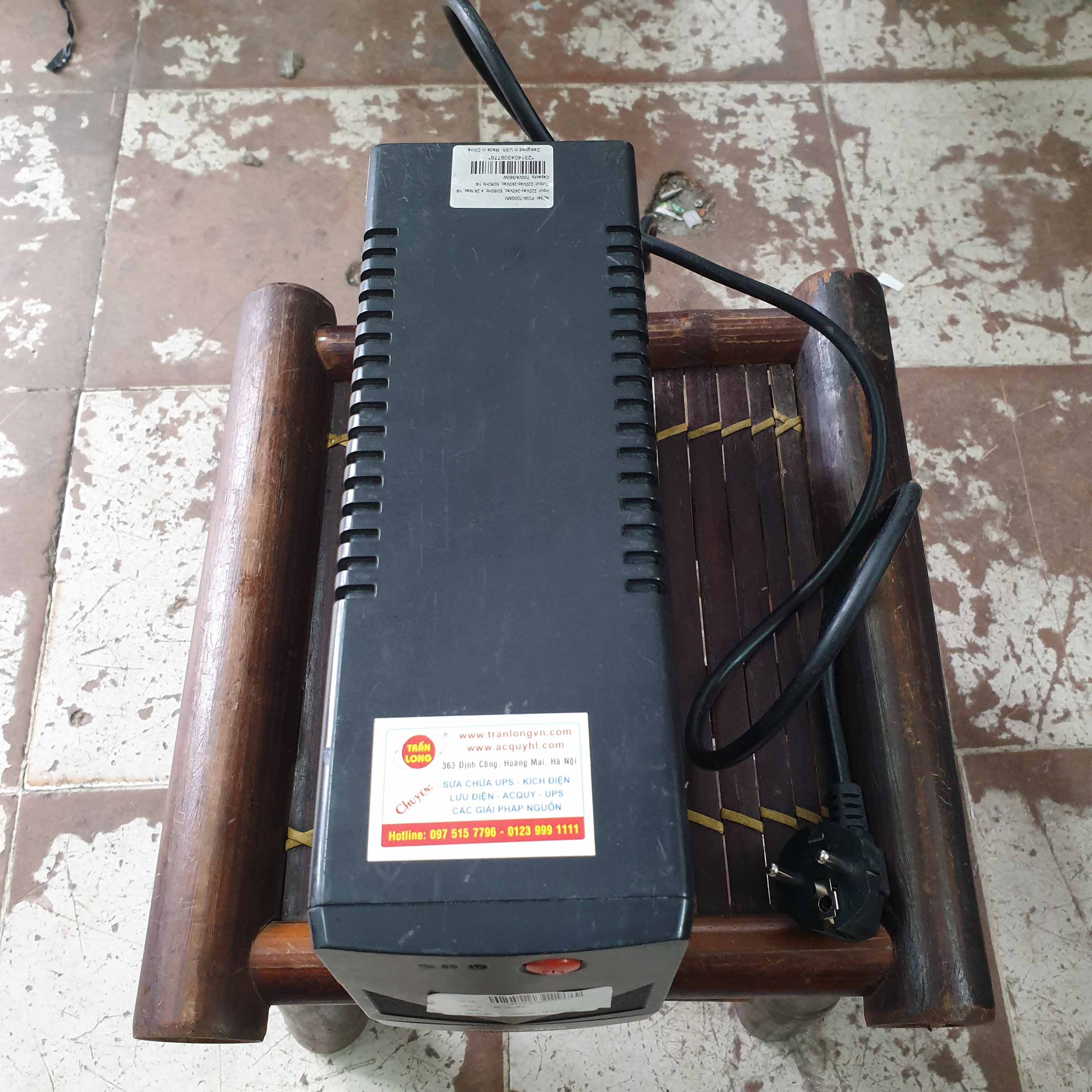 Ups maruson 500va; lưu điện maruson POW-500GMV máy cũ main mạch zin nguyên bản máy đã được thay ắc quy mới