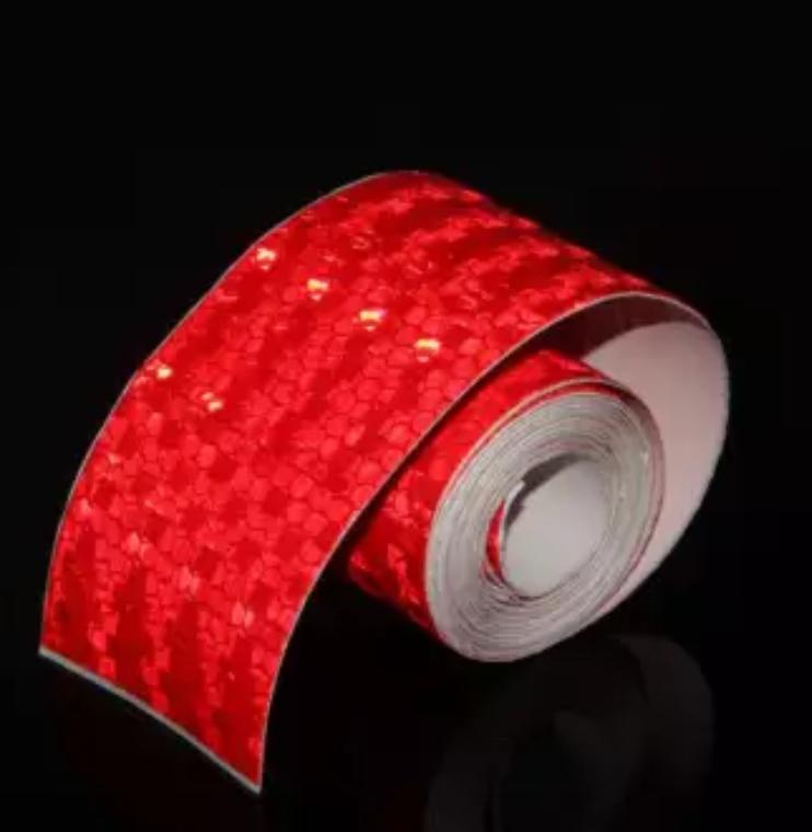 Băng keo phản quang lưới kim cương 5x100cm