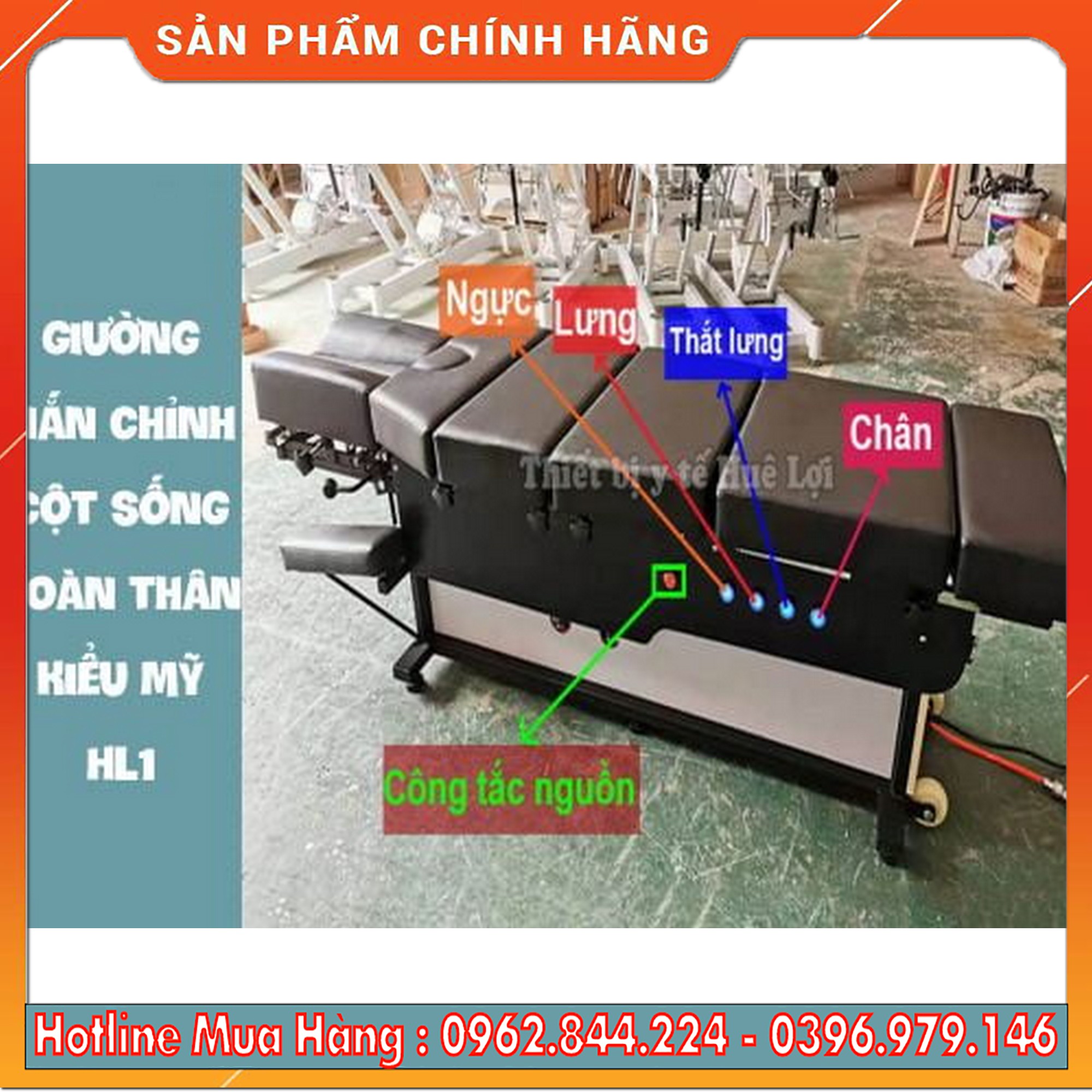Giường Tác Động Cột Sống Chỉnh