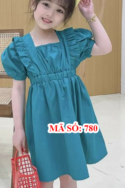 VÁY BÉ GÁI 780_LÀ Bản vẽ thiết kế quần áo in trên giấy A0 - Rập giấy A0 - Không phải là quần áo !