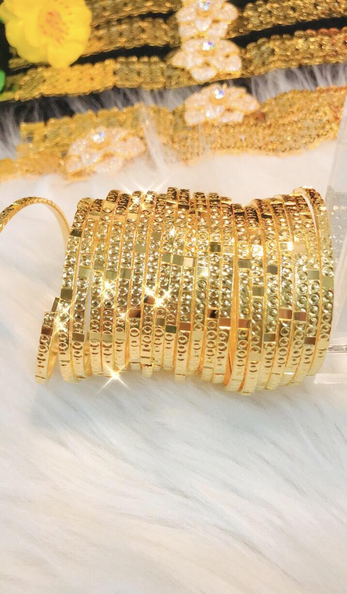 Vòng Ximen Bộ 7 Chiếc Có Khoá (Bền Màu Cam Kết Không đen) - Thiết kế Phù Hợp Với Mọi Lứa Tuổi - xi men, si men