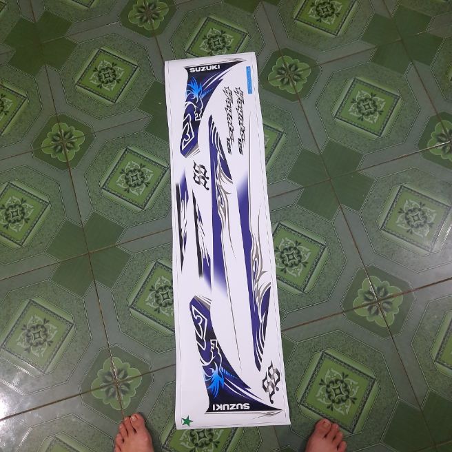 Tem rời dán xe Hayate đặt in
