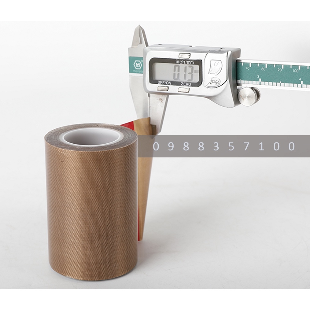 Băng keo chịu nhiệt độ cao TEFLON băng keo máy hàn nhiệt PTFE Tape băng dính chịu mài mòn