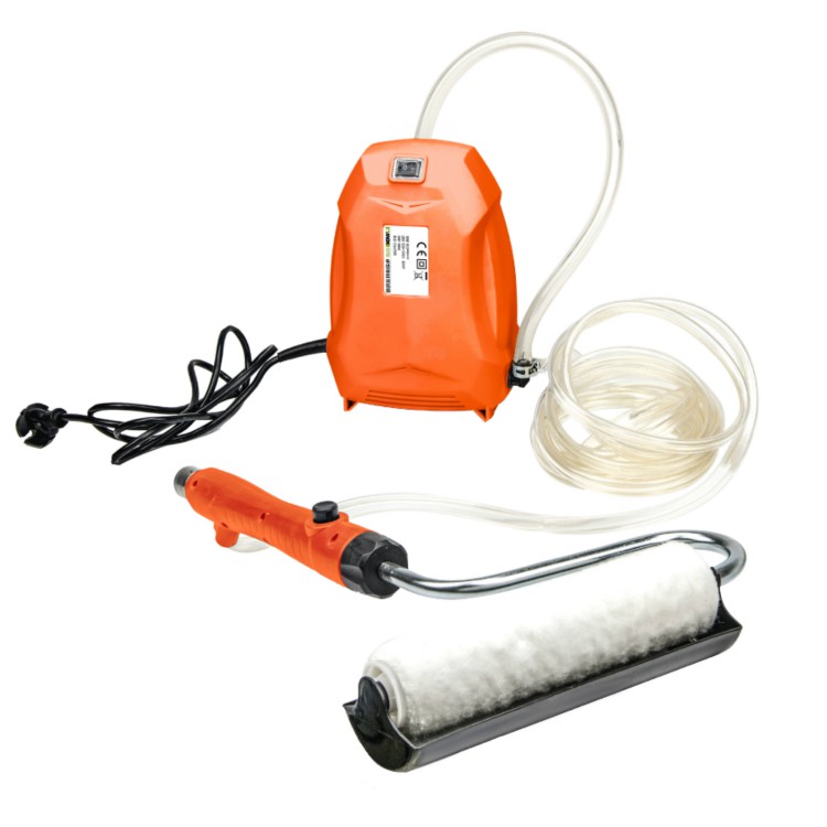 Máy lăn sơn cây nối 2.4m kèm 4 bông lăn