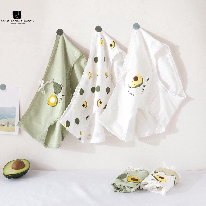 Quần lót nữ | quần lót cotton co dãn 4 chiều quả bở cute