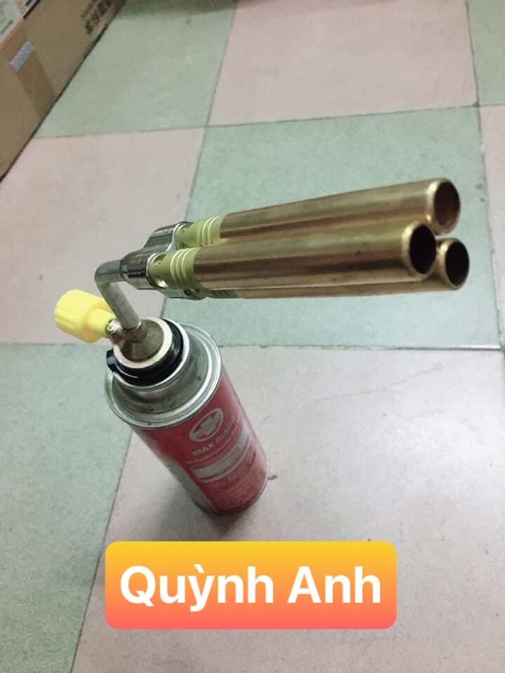 Đèn khò gas 3 đầu mới