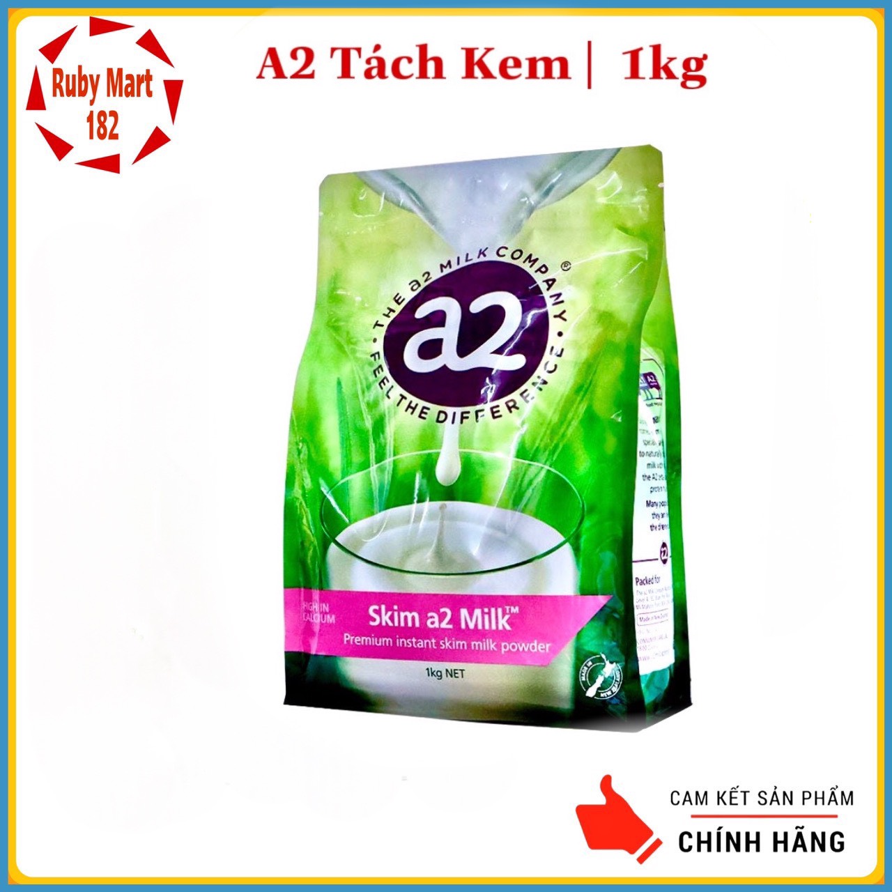 Sữa a2 tách kem của úc gói 1 kg