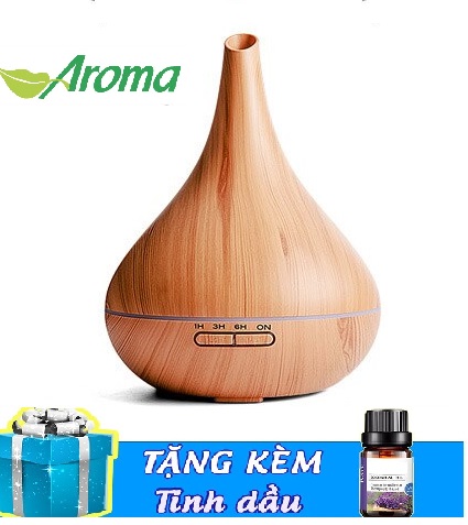 ( Tặng tinh dầu + remote) Máy Phun Sương Tạo Ẩm Khuếch Tán Tinh Dầu Làm Thơm Phòng Bình Hoa