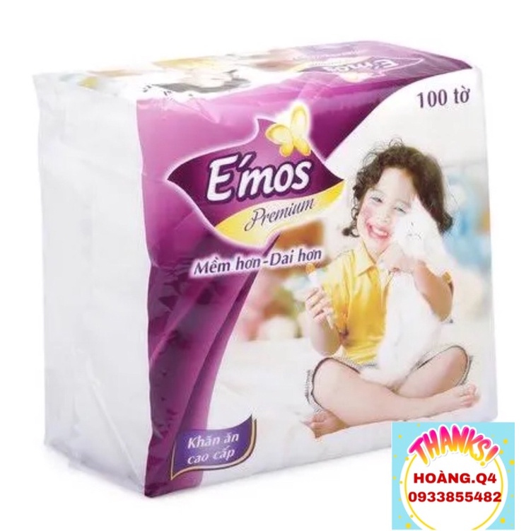 ⚡khăn giấy emos 100tờ cam kết chính hãng 100%⚡