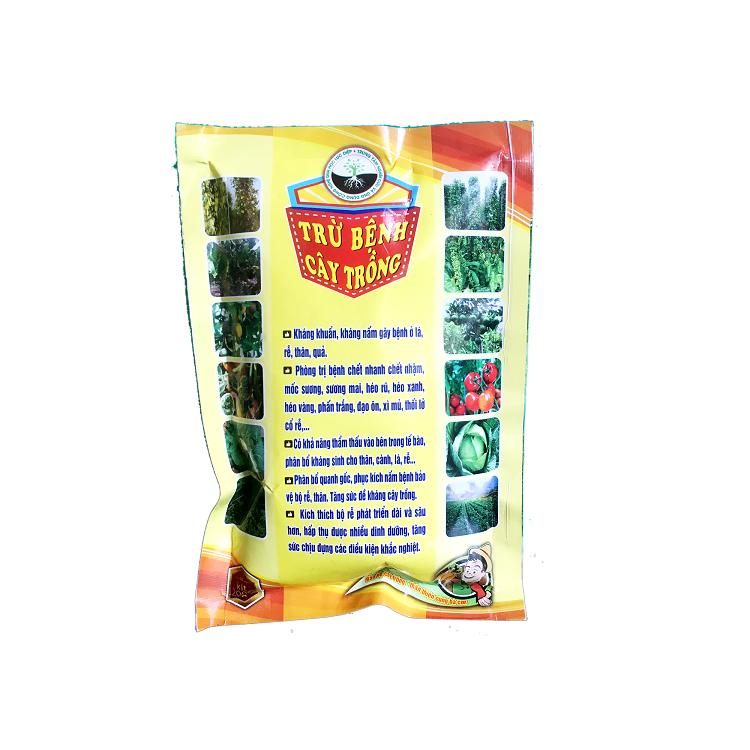 Chế phẩm vi sinh trừ Nấm bệnh gây hại cây trồng - Với hàng tỷ bào tỷ nấm đối kháng hữu hiệu - Ngăn chặn mốc sương, phấn trắng, xì mủ, thối lở cổ rễ