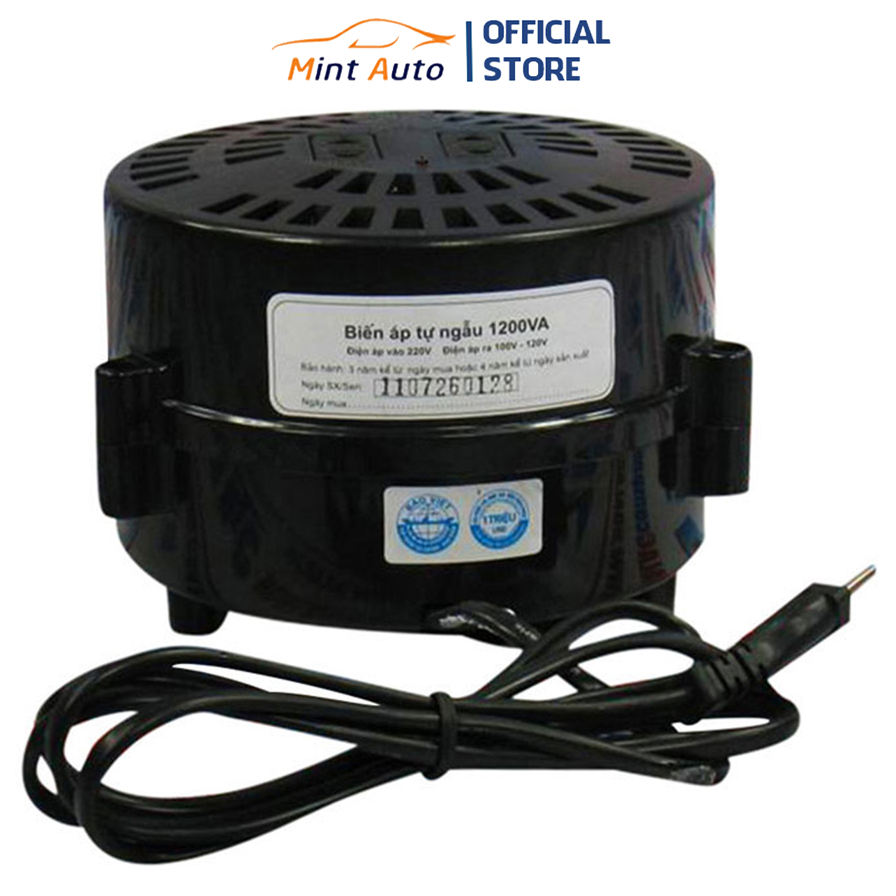 Biến áp tự ngẫu 1 pha 1.2kva, đổi nguồn hạ áp lioa dn012, đổi điện từ 220v sang 100v – 120v